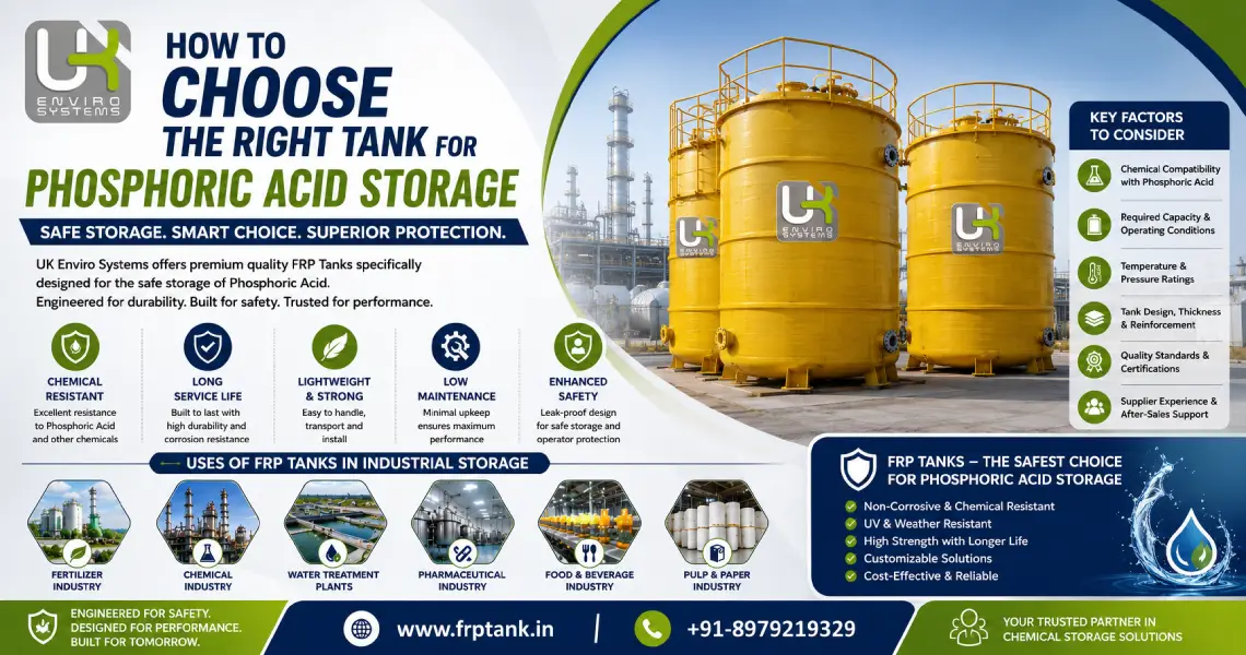 How to Choose the Right Tank for Phosphoric Acid Storage