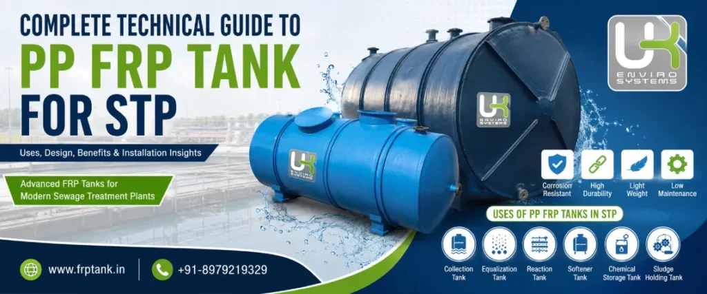 PP FRP Tank for STP