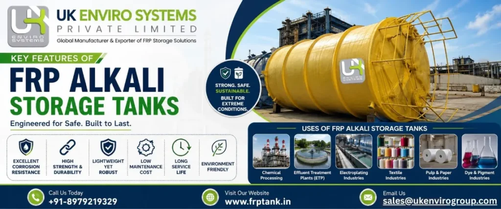 FRP Alkali Storage Tanks