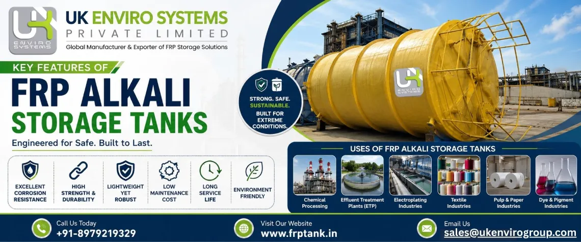 Key Features of FRP Alkali Storage Tanks